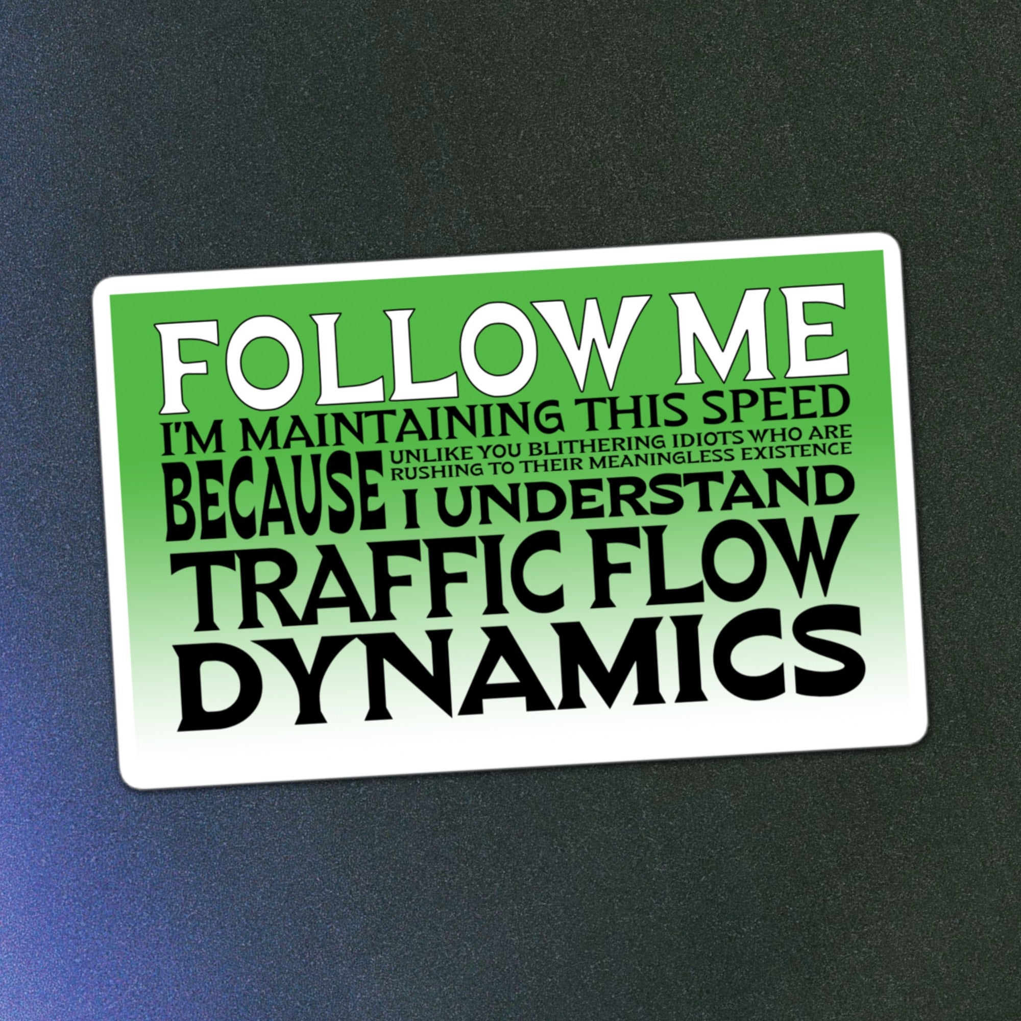 Traffic Dynamics Sticker