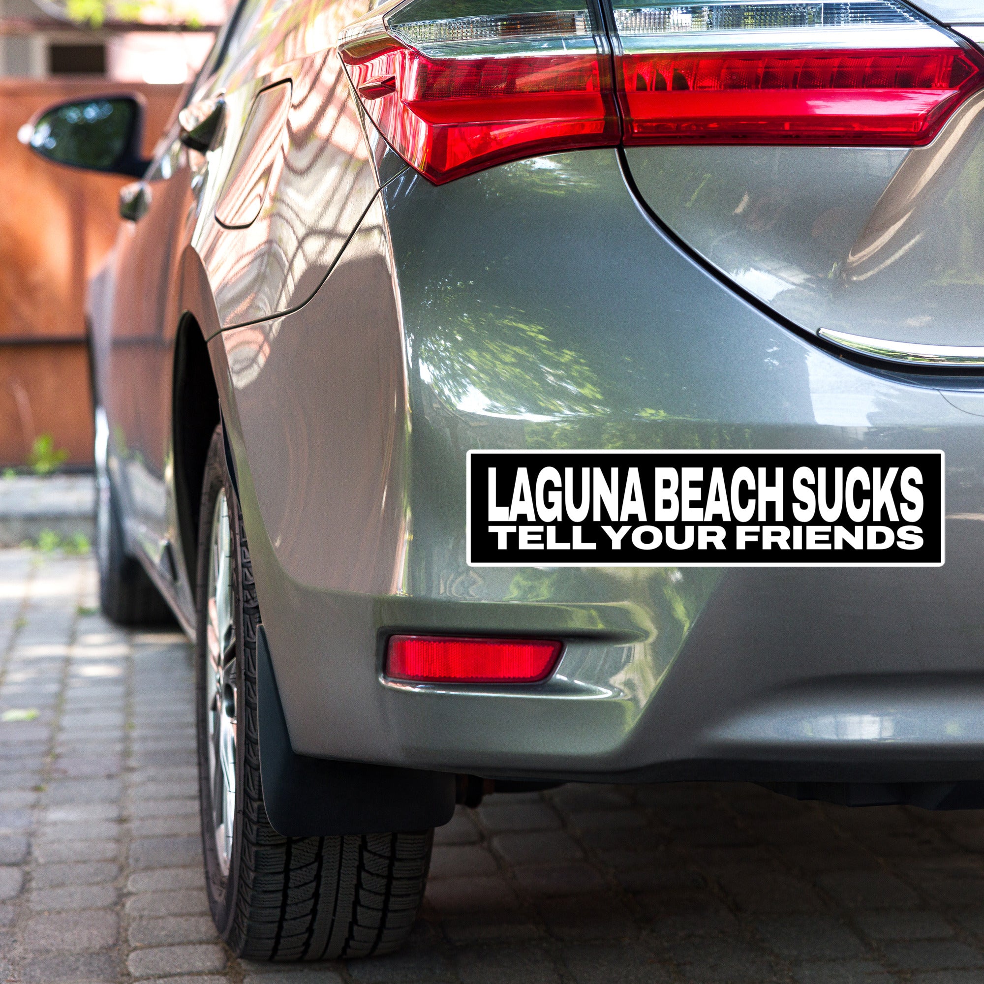 Laguna Beach Sucks Bumper Sticker
